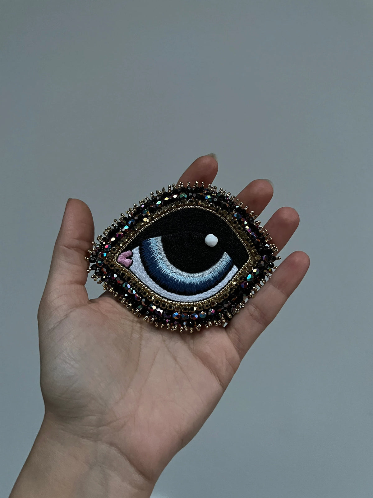 Big Evil Eye Galaxy Brooch