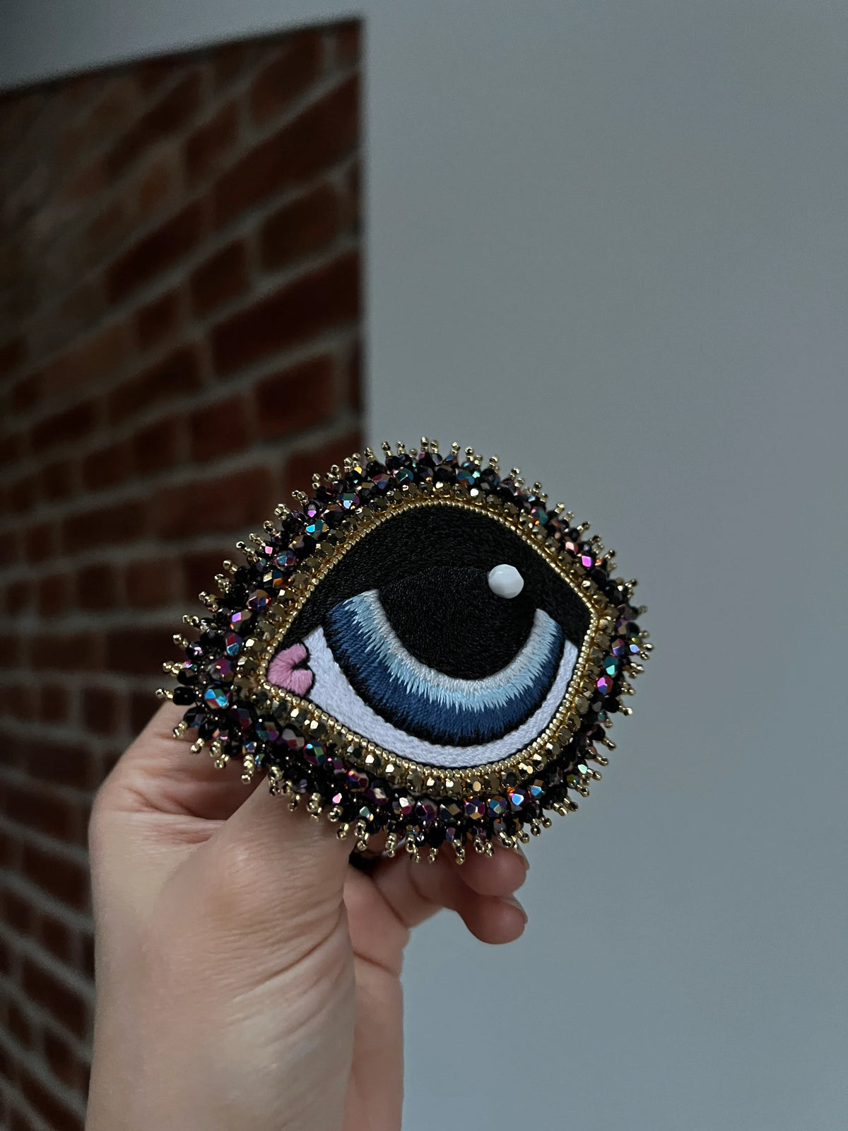 Big Evil Eye Galaxy Brooch