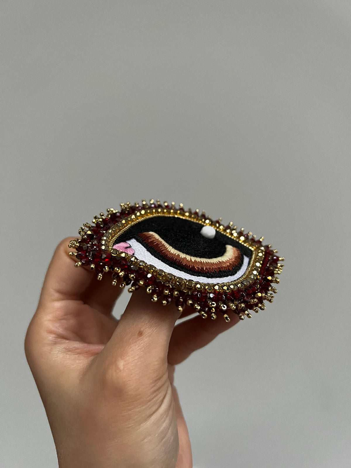 Big Evil Eye Brooch