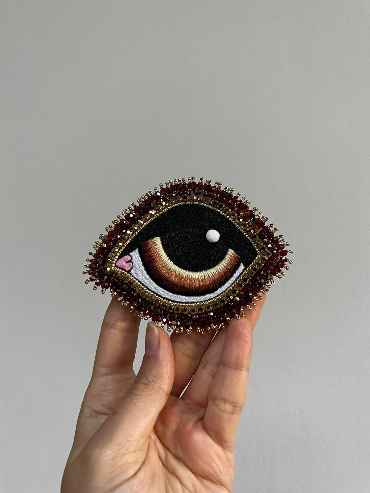 Big Evil Eye Brooch