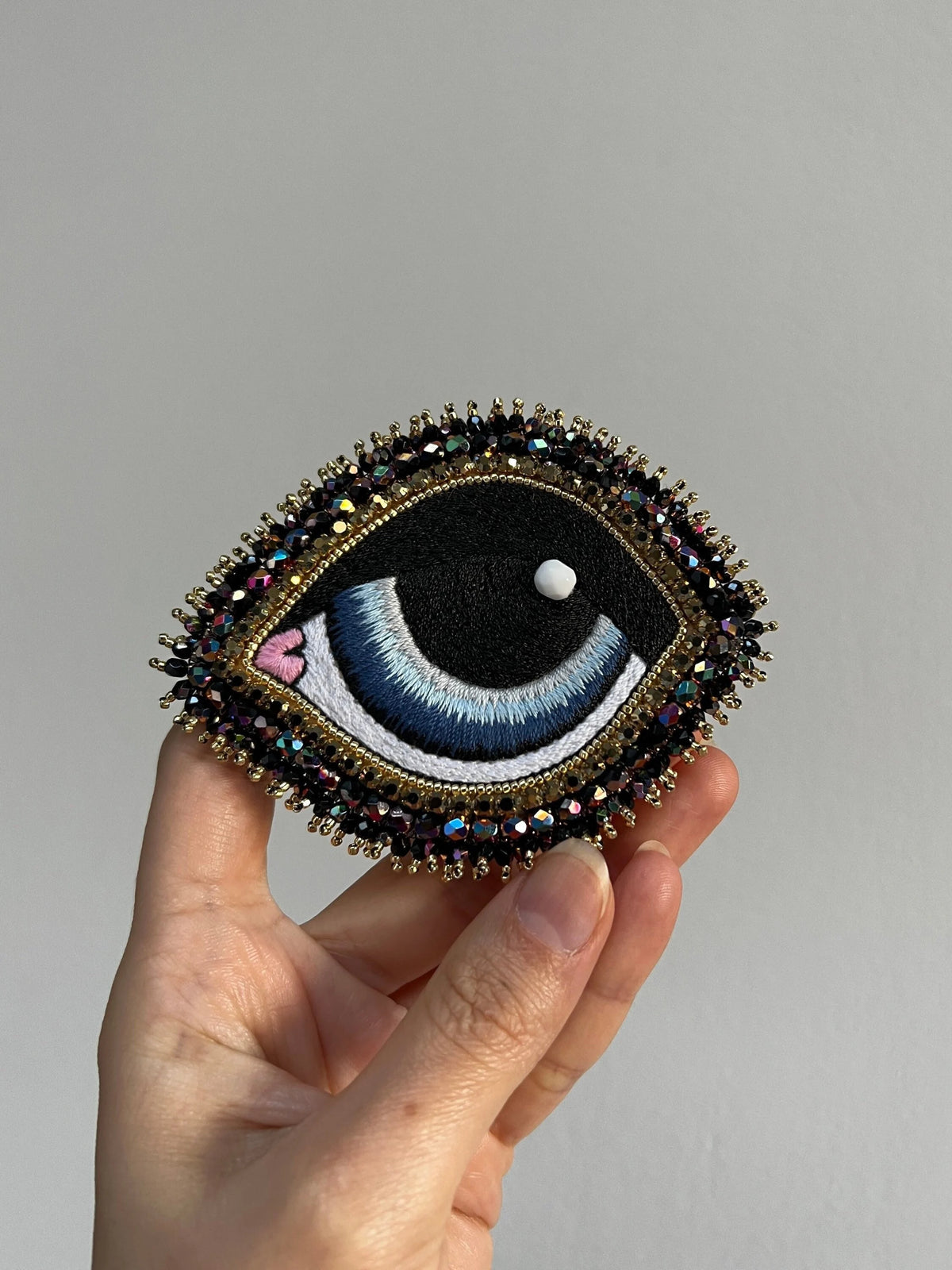 Big Evil Eye Galaxy Brooch