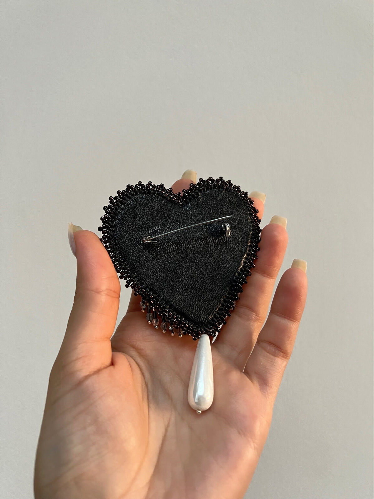 Evil Eye Heart Shaped Brooch