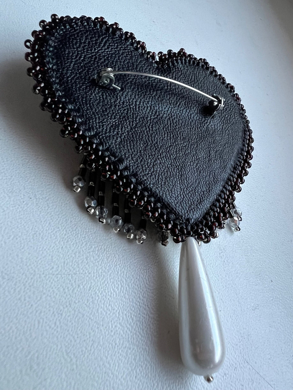 Evil Eye Heart Shaped Brooch